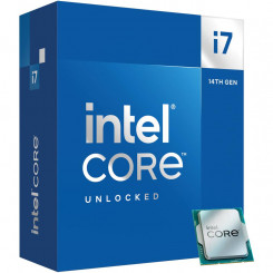 Процессор INTEL для настольных ПК Core i7 i7-14700K Raptor Lake 3400 МГц Ядра 20 33 МБ Разъем LGA1700 125 Вт Графический процессор UHD 770 BOX BX8071514700KSRN3X