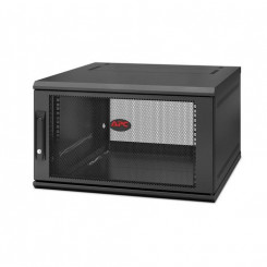 APC NetShelter WX 6U Настенный шкаф с одним шарниром, глубина 600 мм Настенная стойка, черный