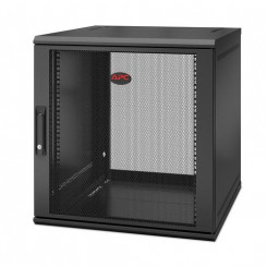 APC NetShelter WX 12U, одношарнирный настенный шкаф, глубина 600 мм, настенная стойка, черный