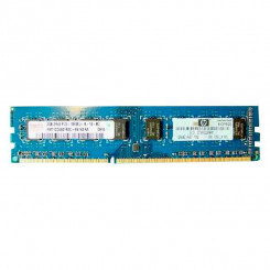 HP 2GB, 1333MHz, PC3-10600, 240 kontakti, mitte-ECC, puhverdamata DIMM2GB, 1333MHz, PC3-10600, CL9 128M x 8, DDR3-1333 kaherealine mälumoodul (DIMM)