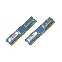 CoreParts 2GB mälumoodul Delli 667Mhz DDR2 Major DIMM-i jaoks – KOMPLEKT 2x1GB – täielikult puhverdatud