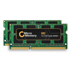 CoreParts 16GB mälumoodul 1600Mhz DDR3 Major SO-DIMM KIT 2x 8GB