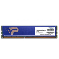Patriot Memory DDR3 8GB PC3-12800 (1600MHz) DIMM-mälumoodul 1 x 8 GB 1600 MHz