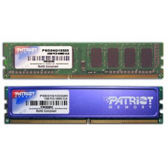 Patriot Memory PSD34G13332 mälumoodul 4 GB DDR3 1333 MHz