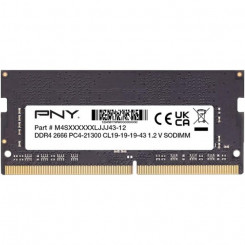 Компьютерная память PNY MN8GSD42666-SI Модуль оперативной памяти 8 ГБ DDR4 SODIMM 2666 МГц