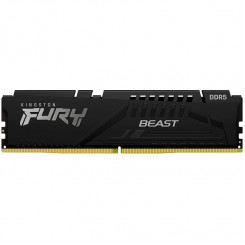 Kingston 64 ГБ 6400MT/с DDR5 CL32 DIMM (комплект из 2 шт.) FURY Beast Black XMP, EAN: 740617342796