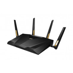 Wireless Router ASUS Wireless Router 6000 Mbps Mesh Wi-Fi 6 USB 3.2 1 WAN 4x10/100/1000M 2x2.5GbE Number of antennas 4 RT-AX88UPRO