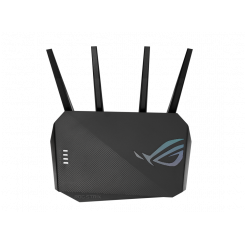 Asus Wireless Router  ROG STRIX GS-AX5400  4804 + 574 Mbit/s Ethernet LAN (RJ-45) ports 4 Mesh Support Yes MU-MiMO Yes No mobile broadband Antenna type  External antenna x 4