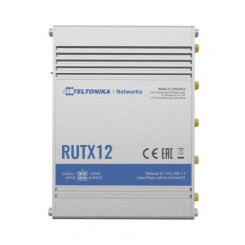 Teltonika RUTX12 wireless router Gigabit Ethernet Dual-band (2.4 GHz  /  5 GHz) 4G Silver
