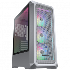 COUGAR   Archon 2 Mesh RGB (White)   PC Case   Mid Tower / Mesh Front Panel / 3 x ARGB Fans / 3mm TG Left Panel