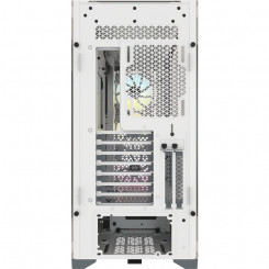 Corsair ATX PC Smart Case 5000X RGB Side window White Mid-Tower Power supply included No
