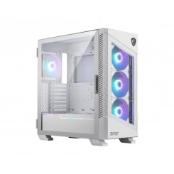Case MSI MPG VELOX 100R WHITE MidiTower Case product features Transparent panel Not included Colour White MPGVELOX100RWHITE