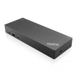 ThinkPad Hybrid USB-док-станция переменного тока 2xDisplayPort, 2xHDMI, 2x3840x2160-60 Гц, 1 Гбит LAN, 1xUSB-C на передней панели, 5xUSB-A, 2xUSB2.0, 3xUSB3.0 (ЕС)