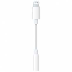 Apple Lightning to 3.5 mm Headphone Jack Adapter, Model A1749