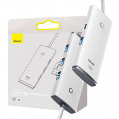 USB-концентратор Baseus Lite Series 4in1 для 4 портов USB 3.0, 1 м (белый)