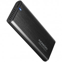 Внешний металлический корпус Axagon USB-C 3.2 Gen 2 для SSD-дисков M.2 NVMe и SATA. Безвинтовой.