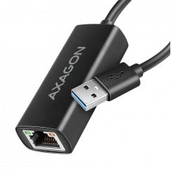 AXAGON ADE-AR USB-A 3.2 Gen 1 — адаптер Gigabit Ethernet, Realtek 8153, автоматическая установка