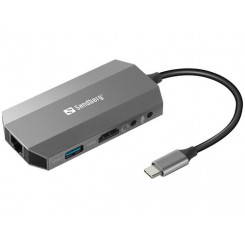 Sandberg USB-C 6in1 reisidokk