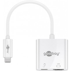 Адаптер Goobay USB-C HDMI 4k 60 Гц, белый