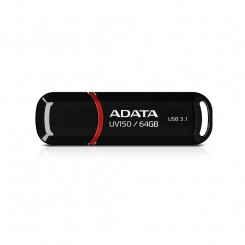Memory Drive Flash Usb3.1 64Gb / Black Auv150-64G-Rbk Adata