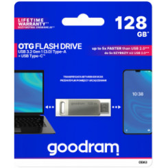 Goodram ODA3 USB 3.2 128GB hõbedane