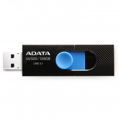 ADATA UV320 128 GB USB 3.1 must / sinine