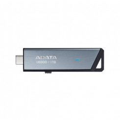 ADATA UE800 USB-mälupulk 1 TB USB Type-C 3.2 Gen 2 (3.1 Gen 2) Hõbedane