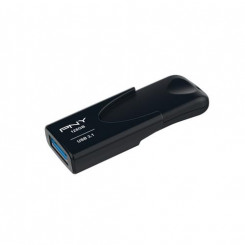 USB-накопитель PNY Attache 4, 128 ГБ USB Type-A 3.2 Gen 1 (3.1 Gen 1), черный