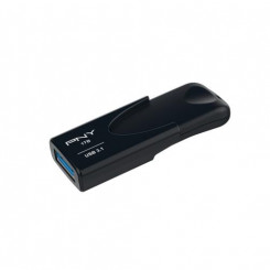 PNY Attaché 4 USB-mälupulk 1000 GB USB Type-A 3.2 Gen 1 (3.1 Gen 1) Must