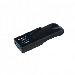 USB-накопитель PNY Attache 4, 256 ГБ USB Type-A 3.2 Gen 1 (3.1 Gen 1), черный
