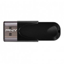 PNY Attaché 4 2.0 64 ГБ USB-накопитель USB Type-A Черный