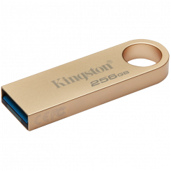 Kingston 256 ГБ, 220 МБ/с, металлический USB 3.2 Gen 1 DataTraveler SE9 G3, EAN: 740617341379