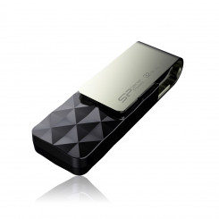 USB-накопитель Silicon Power Blaze B30, 32 ГБ, USB Type-A 3.0 (3.1 Gen 1), черный