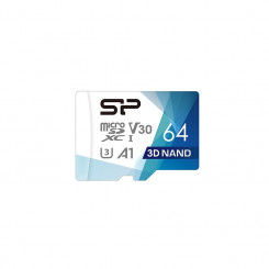 Silicon Power Superior Pro 64 GB MicroSDXC UHS-III klass 10