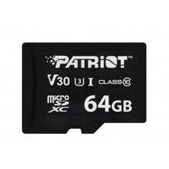 Карта памяти Patriot VX Series 64 ГБ MicroSDXC V30 Class 10 UHS-I U3 4K UHD PSF64GVX31MCX