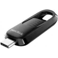 Välkmälu SanDisk Ultra Slider USB-C 64GB must