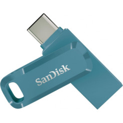 Zibatmiņa SanDisk Ultra Dual Drive Go USB-A / USB Type-C 64 ГБ Navagio Bay