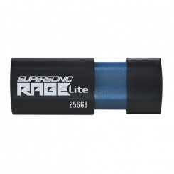 Флэшка PATRIOT Rage Lite 512ГБ 120 МБ/с USB 3.2 выдвижная Черный (PEF512GRLB32U)