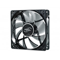 120 mm case ventilation fan,  Wind Blade 120, transparent, hydro bearing,4 LED's Deepcool