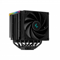 Deepcool AK620 Zero Dark Intel, воздушное охлаждение цифрового процессора AMD