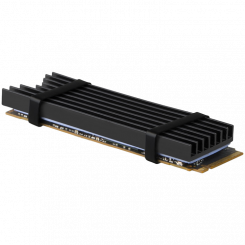 AXAGON CLR-M2L6 пассивный — SSD M.2, SSD 80 мм, корпус из алюминия, силиконовые термопрокладки, высота 6 мм