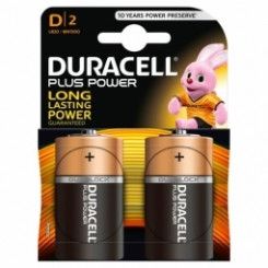 Duracell D2 Basic Alkaline 2 pakk