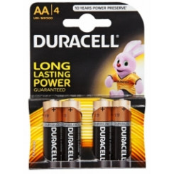 Батарейки Duracell AA Alkaline 4шт.