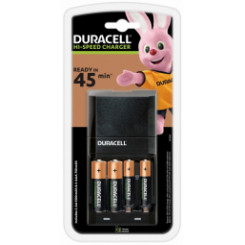 Duracell Hi-Speed Battery Charger + 2 x AA & 2 x AAA
