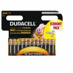 Батарейки Duracell LR03 AAA — 12 шт.