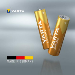 Одноразовая щелочная батарейка Varta Longlife AAA