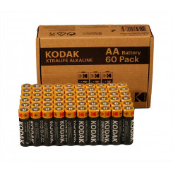Kodak XTRALIFE AA leelispatarei (60 pakk)
