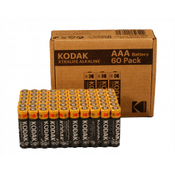 Щелочная батарея Kodak XTRALIFE AAA (60 шт.)