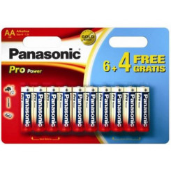 Panasonic Pro Power AA 6+4 Одноразовая щелочная батарея