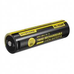 Battery Rech. Li-Ion 3.6V / Nl1836R(3600Mah) Nitecore
